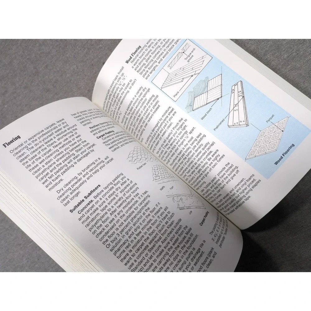 1986 This Old‎ House Guide to Building & Remodeling Materials Bob Vila Trade PB